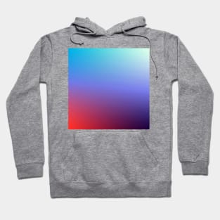 red blue sky blue abstract texture Hoodie